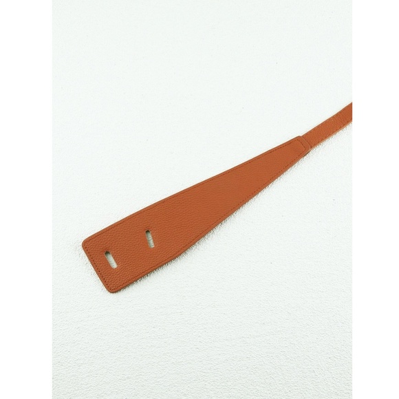 Camel Brown Belt Faux Leather PU - Picture 4 of 6